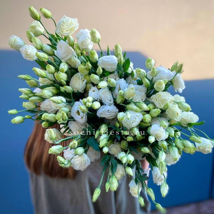 Охапка эустомы в Кемерово