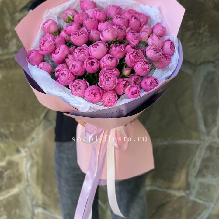 Букет "Пионки" в Кемерово