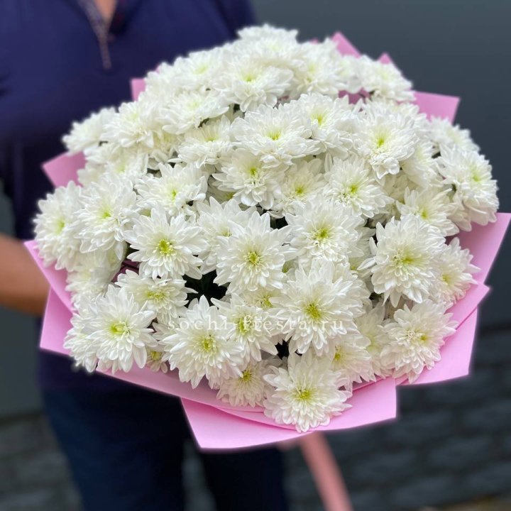  Букет 15 хризантем  в Кемерово