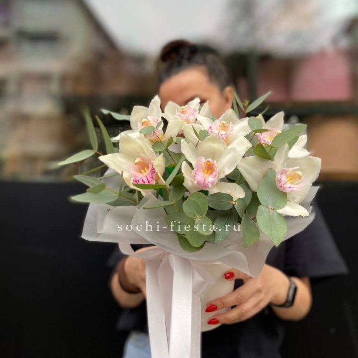 Бокс с орхидеями в Кемерово