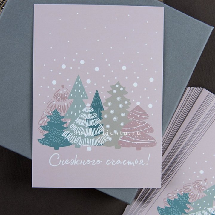 Открытка к букету "Снежного счастья" в Кемерово