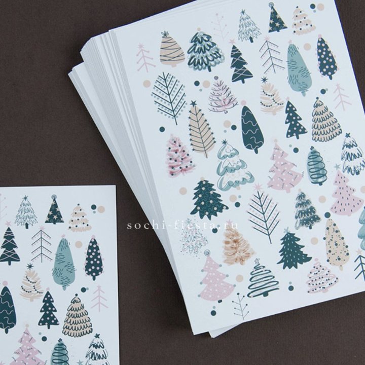 Открытка к букету "Елки" в Кемерово