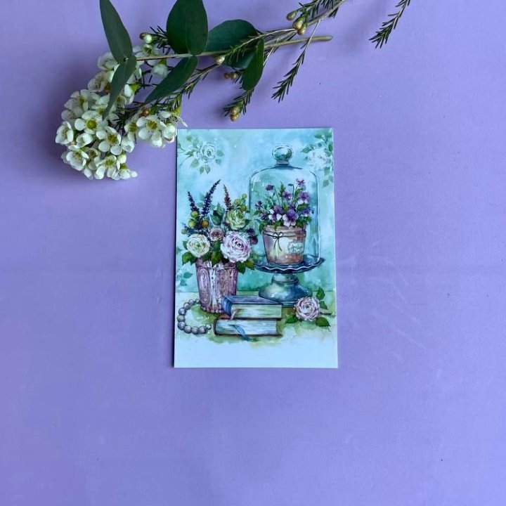 Открытка к букету "Книги" в Кемерово