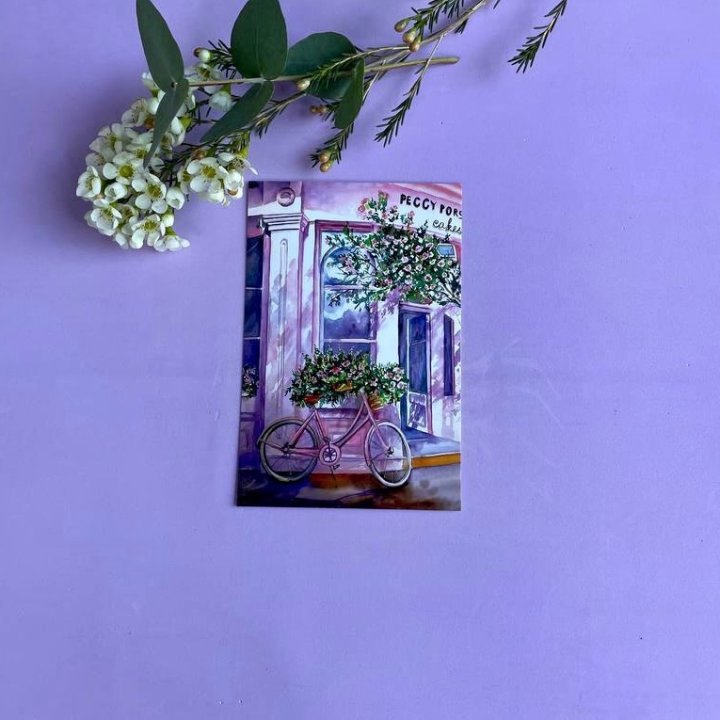 Открытка к букету "Розовый" в Кемерово