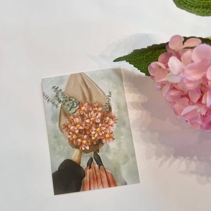 Открытка к букету "Букет" в Кемерово