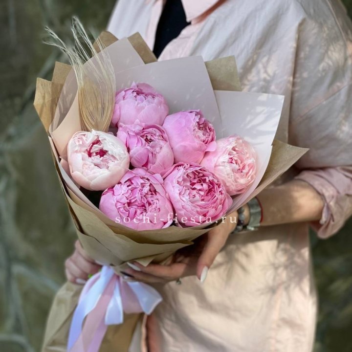 Букет пионов "Венди" в Кемерово