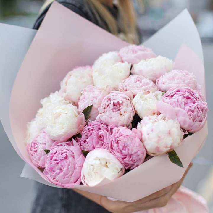 Букет пионов "Бутоника" в Кемерово