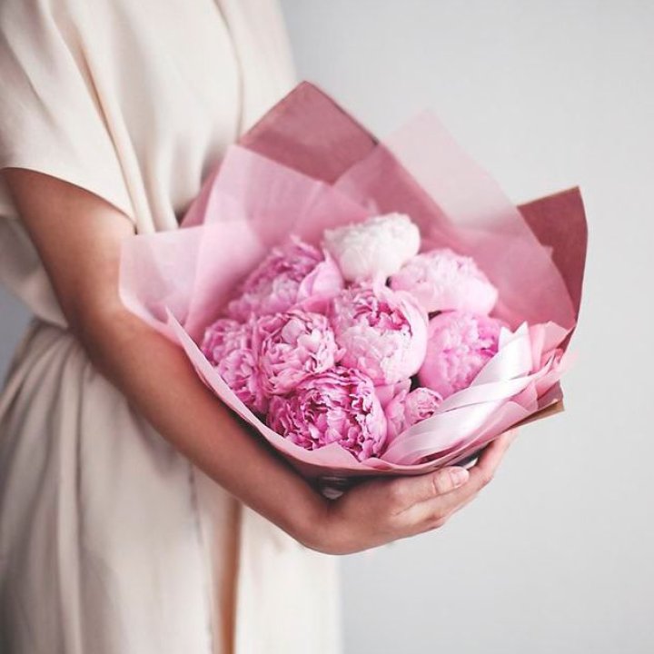 9 зефирных пионов в Кемерово