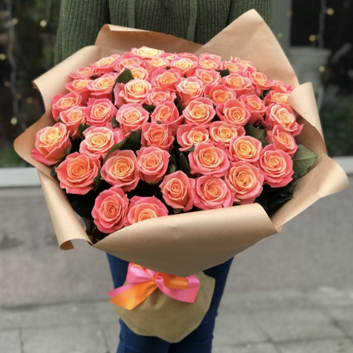 55 роз мисс пигги в Кемерово