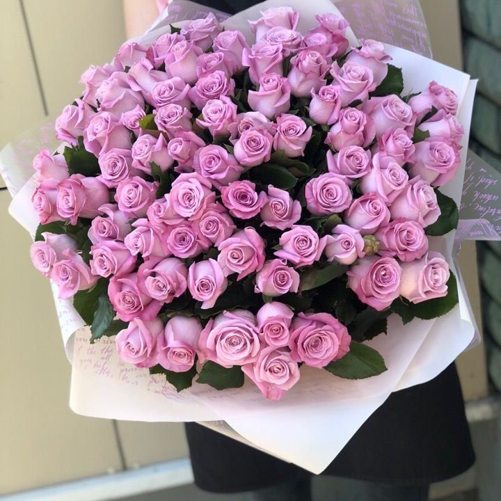 71 розовая роза "Маритим" в Кемерово