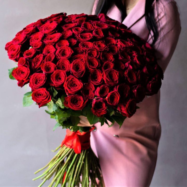 101 высокая роза в Кемерово