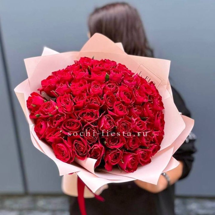 55 кенийских роз в Кемерово