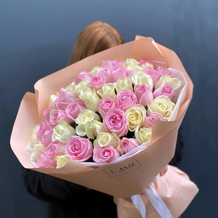 55 роз микс нежности в Кемерово
