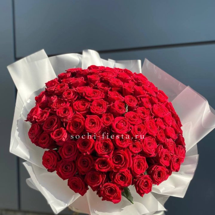 101 высокая роза в Кемерово