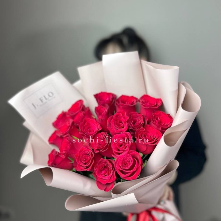 21 красная роза  в Кемерово