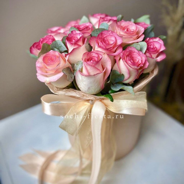 19 Роз Джумилия в коробке в Кемерово