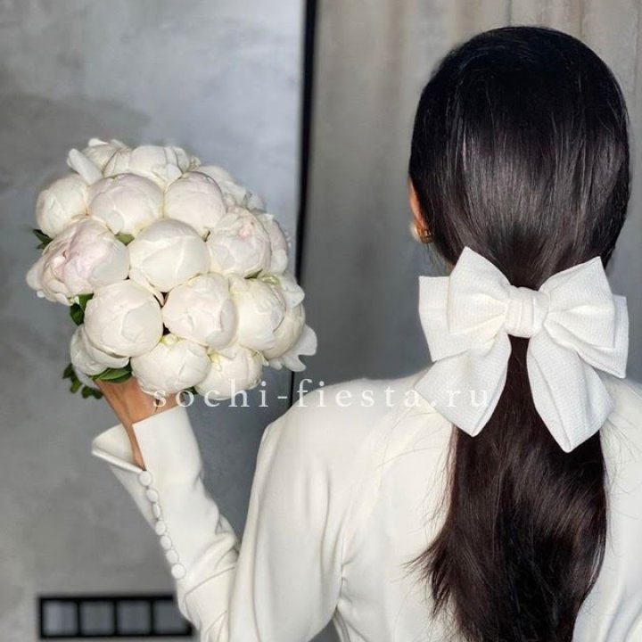 Свадебный букет пионов в Кемерово