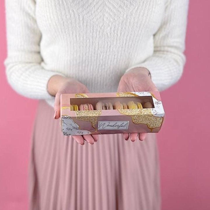 Коробка макаронс 5 шт. в Кемерово