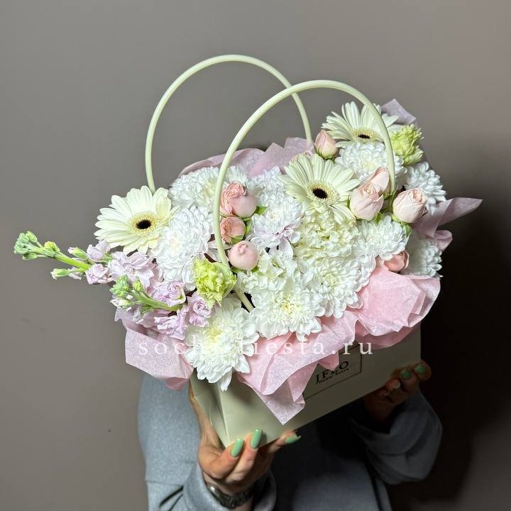 Сумочка "Белый рассвет" в Кемерово