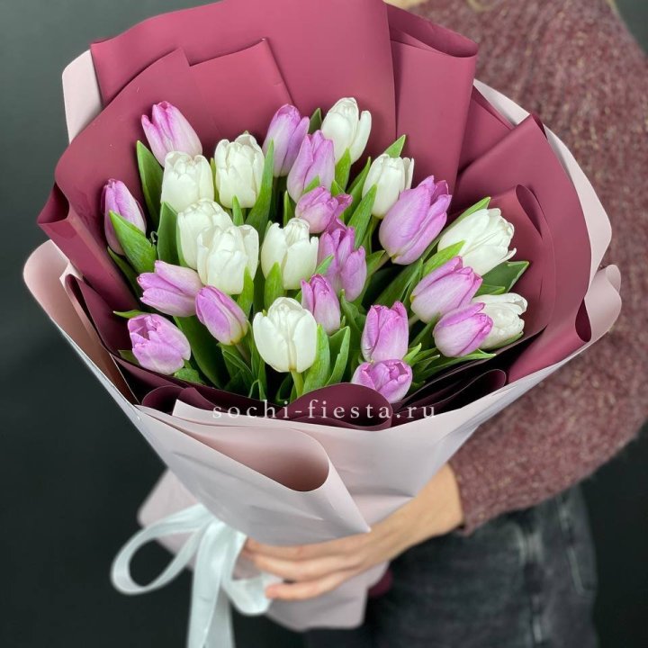 25 тюльпанов микс в Кемерово
