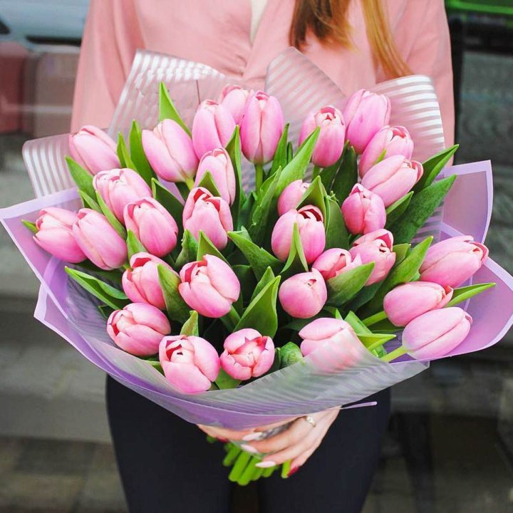 25 тюльпанов "Айс крем" в Кемерово