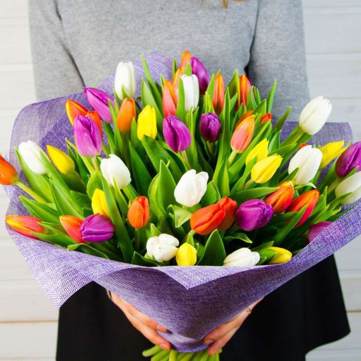 51 тюльпан "Рандом" №2 в Кемерово