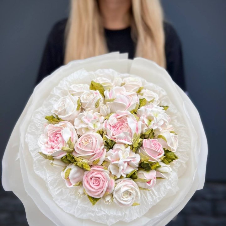 Сладкий букет из ЗЕФИРА нежный в Кемерово